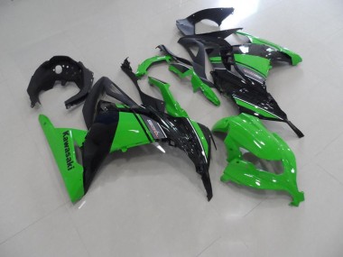 Cheapest 2013-2016 Black Green Kawasaki ZX300R Motorcycle Replacement Fairings UK