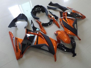 Cheapest 2013-2016 Black Orange Kawasaki ZX300R Motor Fairings UK