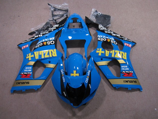 Cheapest 2003-2004 Blue Rizla Q8 oils Suzuki GSXR1000 Motorcycle Fairing UK Cheapest 2003-2004 Blue Rizla Q8 oils Suzuki GSXR1000 Motorcycle Fairing UK