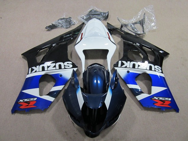 Cheapest 2003-2004 Blue White Decal Suzuki GSXR1000 Bike Fairings UK Cheapest 2003-2004 Blue White Decal Suzuki GSXR1000 Bike Fairings UK