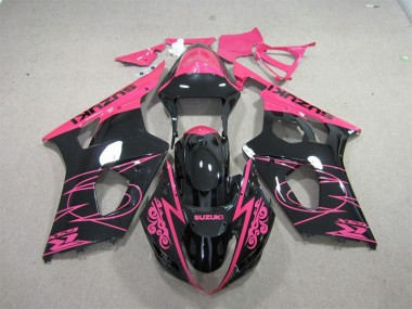 Cheapest 2003-2004 Pink Black Suzuki GSXR1000 Bike Fairing Kit UK