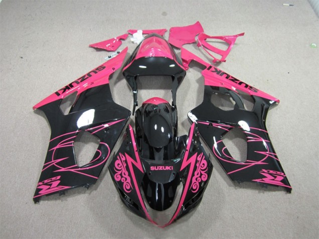 Cheapest 2003-2004 Pink Black Suzuki GSXR1000 Bike Fairing Kit UK Cheapest 2003-2004 Pink Black Suzuki GSXR1000 Bike Fairing Kit UK