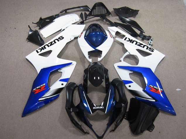 Cheapest 2005-2006 White Blue Suzuki GSXR1000 Motorcylce Fairings UK Cheapest 2005-2006 White Blue Suzuki GSXR1000 Motorcylce Fairings UK