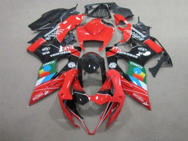 Cheapest 2005-2006 Black Red Green Suzuki GSXR1000 Bike Fairing UK