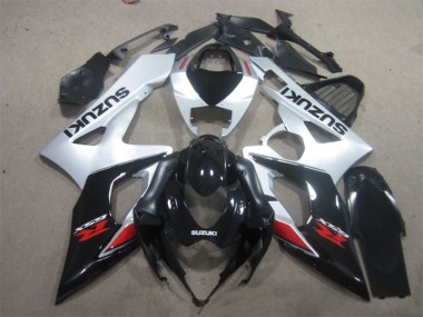 Cheapest 2005-2006 Black White Suzuki GSXR1000 Motorcycle Replacement Fairings UK