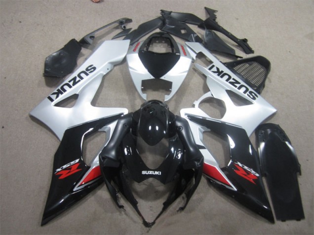 Cheapest 2005-2006 Black White Suzuki GSXR1000 Motorcycle Replacement Fairings UK Cheapest 2005-2006 Black White Suzuki GSXR1000 Motorcycle Replacement Fairings UK