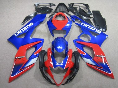 Cheapest 2005-2006 Blue Red Suzuki GSXR1000 Motorcyle Fairings UK