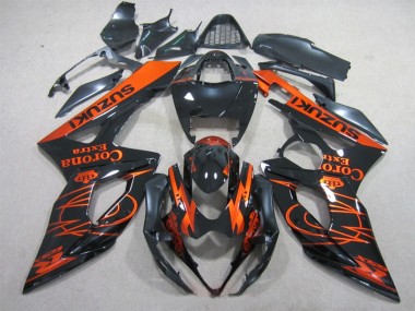 Cheapest 2005-2006 Black Orange Corona Extra Suzuki GSXR1000 Replacement Fairings UK