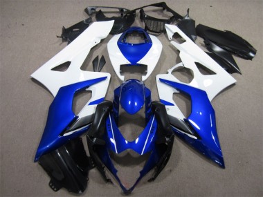 Cheapest 2005-2006 Blue White Suzuki GSXR1000 Motorcylce Fairings UK