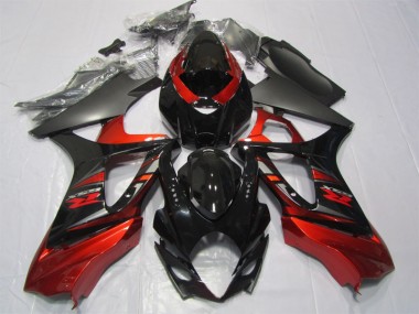 Cheapest 2007-2008 Black Red Suzuki GSXR1000 Motorcycle Fairing Kit UK