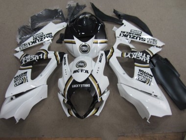 Cheapest 2007-2008 White Lucky Strike Black Motul Suzuki GSXR1000 Motorcycle Replacement Fairings UK