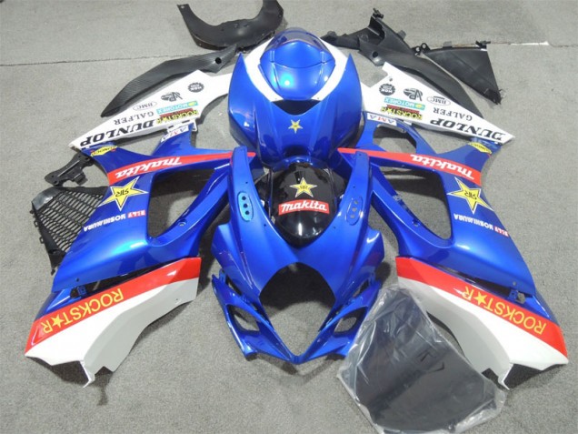 Cheapest 2007-2008 Blue Rockstar Suzuki GSXR1000 Motorcycle Fairings Kits UK Cheapest 2007-2008 Blue Rockstar Suzuki GSXR1000 Motorcycle Fairings Kits UK
