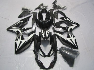 Cheapest 2009-2016 Black White Suzuki GSXR1000 Motorcyle Fairings UK