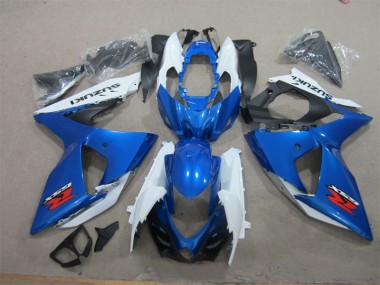 Cheapest 2009-2016 Blue White Suzuki GSXR1000 Motorcycle Fairings UK