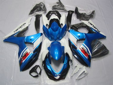 Cheapest 2009-2016 Blue White Suzuki GSXR1000 Replacement Motorcycle Fairings UK