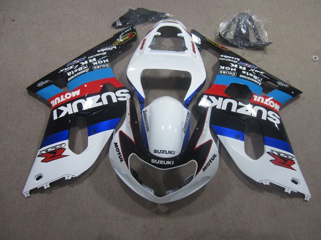 Cheapest 2001-2003 White Blue Motul Suzuki GSXR600 Replacement Motorcycle Fairings UK Cheapest 2001-2003 White Blue Motul Suzuki GSXR600 Replacement Motorcycle Fairings UK