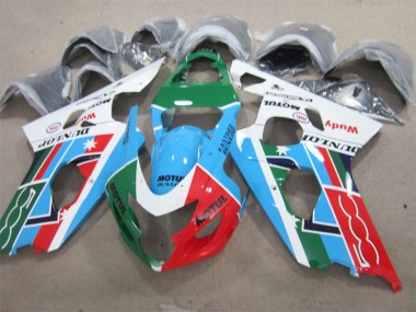 Cheapest 2001-2003 Blue Green White Motul Suzuki GSXR600 Motorcycle Bodywork UK