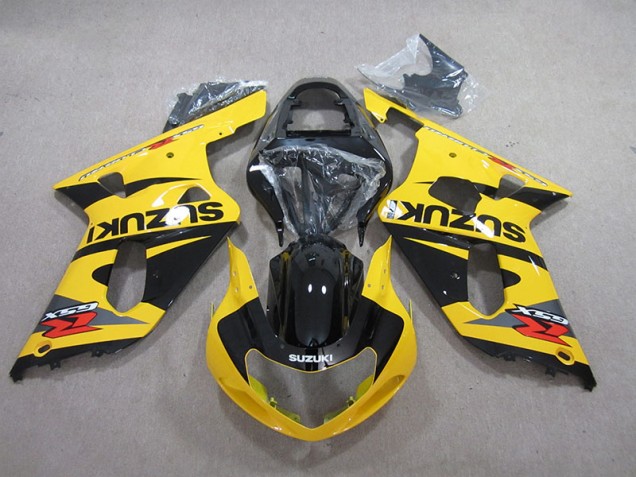 Cheapest 2001-2003 Yellow Black Suzuki GSXR600 Motorcycle Fairings Kits UK Cheapest 2001-2003 Yellow Black Suzuki GSXR600 Motorcycle Fairings Kits UK