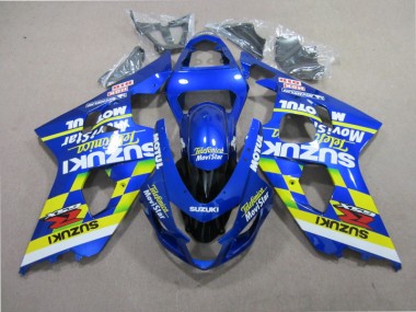 Cheapest 2001-2003 Blue Telefunica Movistar Suzuki GSXR600 Motorcycle Replacement Fairings UK