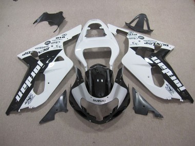 Cheapest 2001-2003 White Black Suzuki GSXR600 Motorbike Fairings UK
