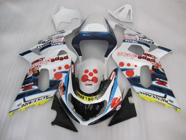 Cheapest 2001-2003 White Blue Dark Dog Suzuki GSXR600 Bike Fairings UK