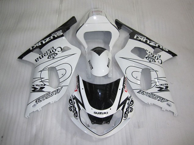 Cheapest 2001-2003 White Black Corona Extra Suzuki GSXR600 Bike Fairings UK Cheapest 2001-2003 White Black Corona Extra Suzuki GSXR600 Bike Fairings UK