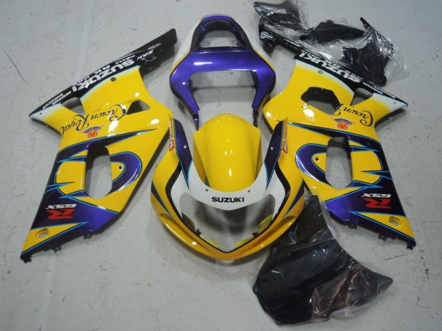 Cheapest 2001-2003 Yellow Purple Suzuki GSXR600 Motorbike Fairing Kits UK Cheapest 2001-2003 Yellow Purple Suzuki GSXR600 Motorbike Fairing Kits UK