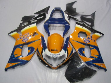 Cheapest 2001-2003 Blue Orange Corona Extra Suzuki GSXR600 Bike Fairing UK