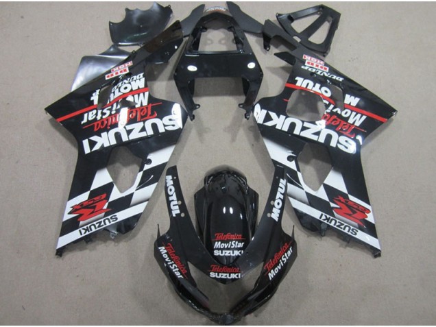 Cheapest 2004-2005 Black Red Telefumia Movistar Suzuki GSXR600 Motorbike Fairing UK Cheapest 2004-2005 Black Red Telefumia Movistar Suzuki GSXR600 Motorbike Fairing UK