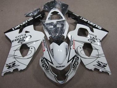 Cheapest 2004-2005 White Corona Extra Motul Suzuki GSXR600 Bike Fairing Kit UK