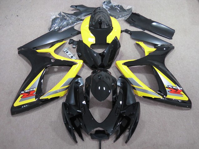 Cheapest 2006-2007 Black Yellow Suzuki GSXR600 Motor Fairings UK Cheapest 2006-2007 Black Yellow Suzuki GSXR600 Motor Fairings UK