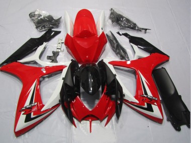 Cheapest 2006-2007 Black Red Suzuki GSXR600 Replacement Motorcycle Fairings UK