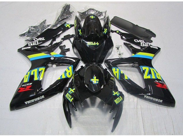 Cheapest 2006-2007 Black Yellow Rizla Suzuki GSXR600 Moto Fairings UK Cheapest 2006-2007 Black Yellow Rizla Suzuki GSXR600 Moto Fairings UK