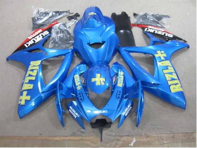 Cheapest 2006-2007 Blue Yellow Rizla Suzuki GSXR600 Motorbike Fairing UK Cheapest 2006-2007 Blue Yellow Rizla Suzuki GSXR600 Motorbike Fairing UK