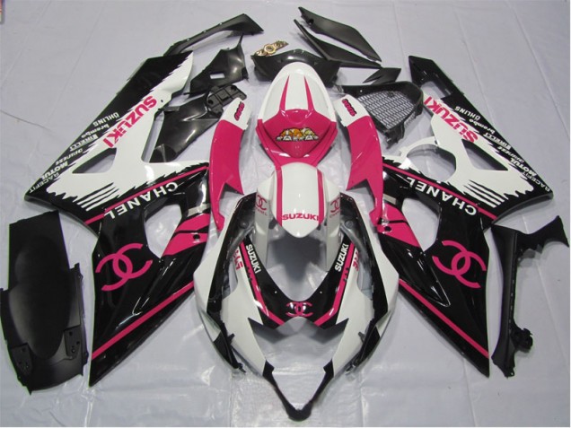 Cheapest 2006-2007 Pink Chanel Suzuki GSXR600 Bike Fairings UK