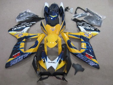 Cheapest 2008-2010 Blue Yellow Corona Extra Suzuki GSXR600 Motor Bike Fairings UK