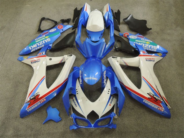 Cheapest 2008-2010 Blue White with Decals Suzuki GSXR600 Bike Fairing Kit UK Cheapest 2008-2010 Blue White with Decals Suzuki GSXR600 Bike Fairing Kit UK