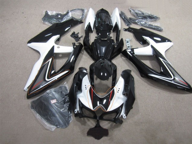 Cheapest 2008-2010 Black White Suzuki GSXR600 Replacement Fairings UK Cheapest 2008-2010 Black White Suzuki GSXR600 Replacement Fairings UK