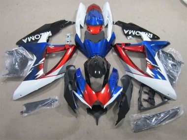 Cheapest 2008-2010 Blue Red White Suzuki GSXR600 Motorcycle Fairing UK