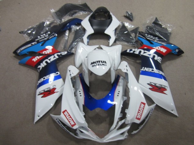 Cheapest 2011-2021 White Blue Motul Suzuki GSXR600 Moto Fairings UK Cheapest 2011-2021 White Blue Motul Suzuki GSXR600 Moto Fairings UK