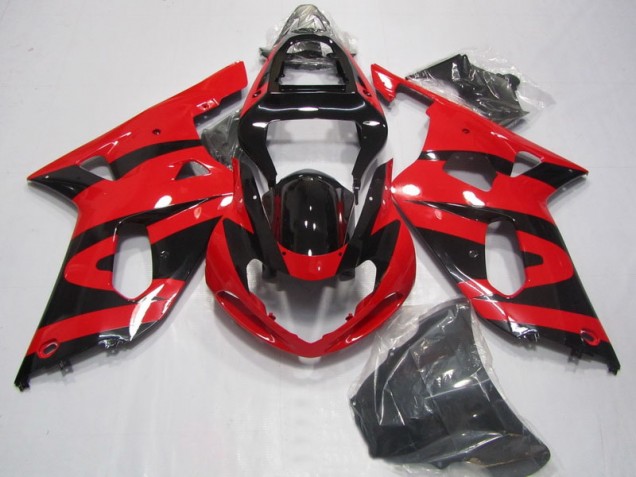 Cheapest 2001-2003 Black Red Suzuki GSXR750 Motorcycle Fairings UK