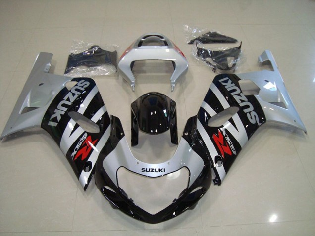 Cheapest 2001-2003 Black Silver Suzuki GSXR750 Replacement Motorcycle Fairings UK