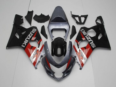 Cheapest 2004-2005 Black Red Suzuki GSXR750 Bike Fairings UK