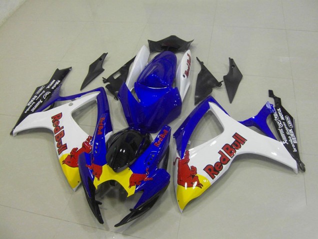 Cheapest 2006-2007 Blue White Red Bull Suzuki GSXR750 Motorcyle Fairings UK Cheapest 2006-2007 Blue White Red Bull Suzuki GSXR750 Motorcyle Fairings UK