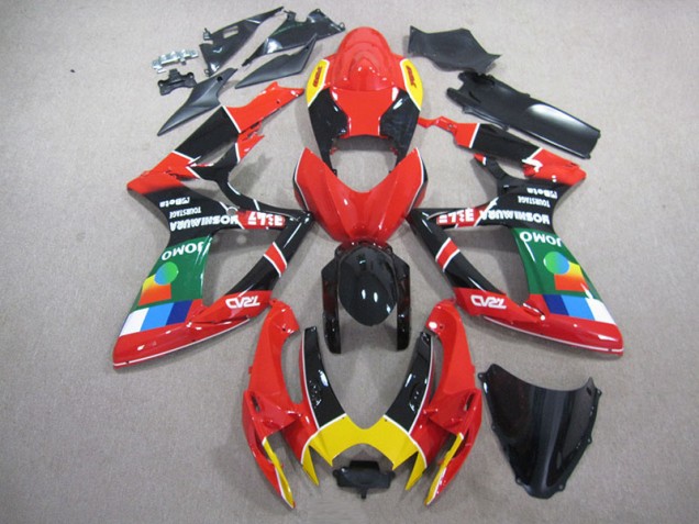 Cheapest 2006-2007 Red Black Green Suzuki GSXR750 Replacement Fairings UK