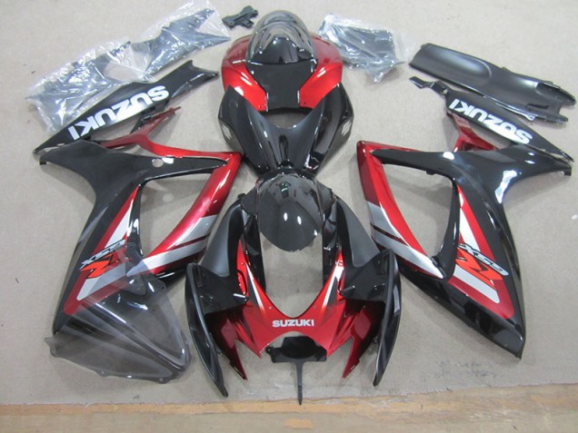 Cheapest 2006-2007 Black Red Suzuki GSXR750 Motorcycle Fairing UK Cheapest 2006-2007 Black Red Suzuki GSXR750 Motorcycle Fairing UK