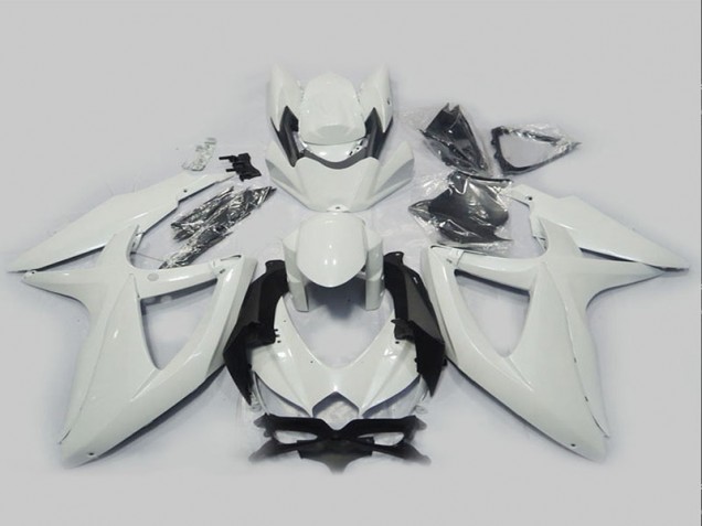 Cheapest 2008-2010 White Suzuki GSXR750 Motorcycle Fairing Kits UK Cheapest 2008-2010 White Suzuki GSXR750 Motorcycle Fairing Kits UK