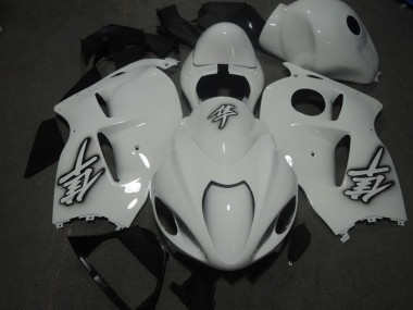 Cheapest 1996-2007 White Suzuki GSXR1300 Hayabusa Motorbike Fairings UK