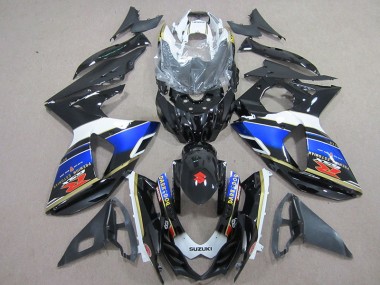 Cheapest 2009-2016 Black Dark Dog Suzuki GSXR1000 Motor Fairings UK
