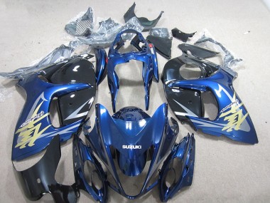 Cheapest 2008-2019 Blue White Gold Decal Suzuki GSXR1300 Hayabusa Motorbike Fairing UK